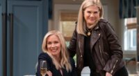 Leanne. (L to R) Kristen Johnston as Carol and Leanne Morgan in Episode #103 of Leanne