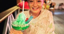 Lisa Armstrong, 47, jetted off to Portugal on Wednesday, after hearing ex-husband Ant McPartlin, 48, has become a dad for the first time (pictured last year)