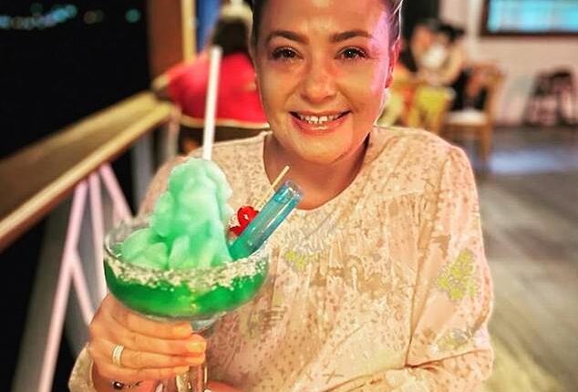 Lisa Armstrong, 47, jetted off to Portugal on Wednesday, after hearing ex-husband Ant McPartlin, 48, has become a dad for the first time (pictured last year)