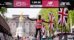 London Marathon 2026: Kenya's Sabastian Sawe makes history as he becomes first person to complete 26.2-mile race in under two hours  