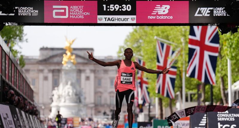 London Marathon 2026: Kenya's Sabastian Sawe makes history as he becomes first person to complete 26.2-mile race in under two hours  