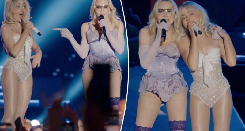 Madonna joins Sabrina Carpenter onstage at Coachella 2026 in surprise cameo