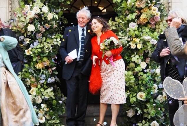 Mail on Sunday columnist and former Vogue editor Alexandra Shulman revealed she's married her partner David at Chelsea Register Office after more than 20 years together