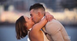 They are the only couple set to go the distance from this year's chaotic season of Married At First Sight. (Pictured: Stella Mickunaite and Filip Gregov)