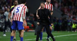 Diego Simeone has received backlash to his behaviour during Atletico Madrid's draw with Arsenal in the Champions League
