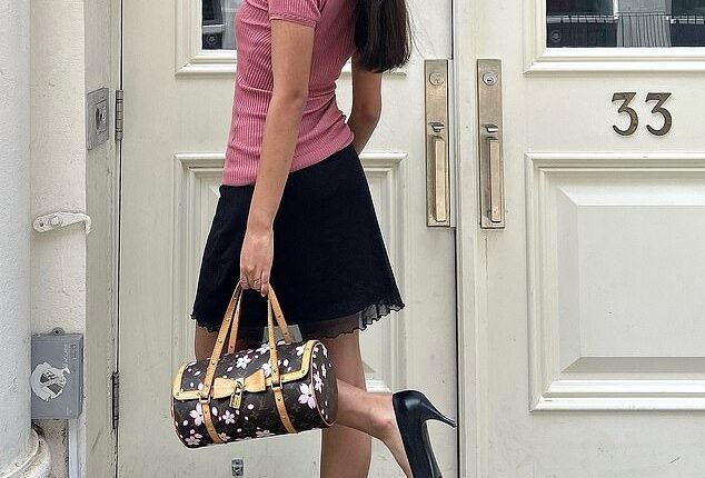 New York City-based influencer Ella Devi has been called out over her online moniker the 'socialist socialite' as she drapes herself in expensive designer clothes