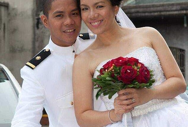 Father-of-four Jessie James Tumaliuan (left) pleaded guilty to murdering his estranged wife Czarina Gatbonton Tumaliuan (right)