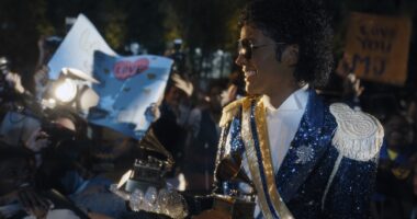 Jaafar Jackson as Michael Jackson in Michael. Photo Credit: Courtesy of Lionsgate