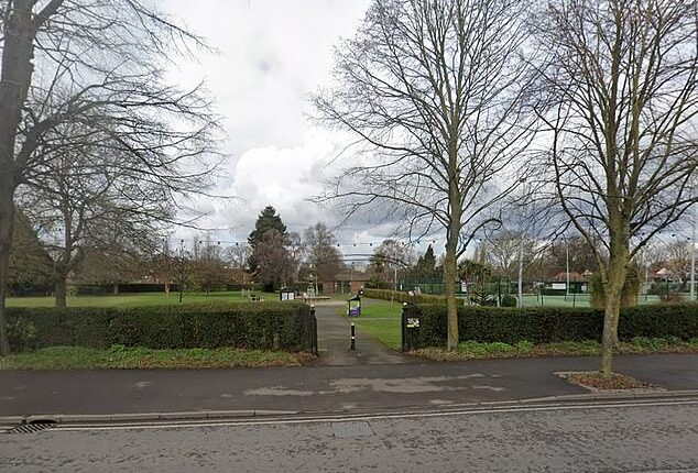 The 17-year-old victim was subjected to the horrific attack near tennis courts in Cripplegate Park (pictured), Worcester, on August 10 last year