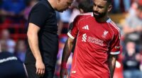 Mohamed Salah went off injured for Liverpool against Crystal Palace and the outlook is bleak