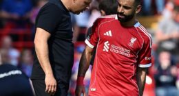 Mohamed Salah went off injured for Liverpool against Crystal Palace and the outlook is bleak