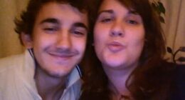 Katie Glass is nine years older than her brother, Teddy, and remembers how she always 'thought of him as mine'