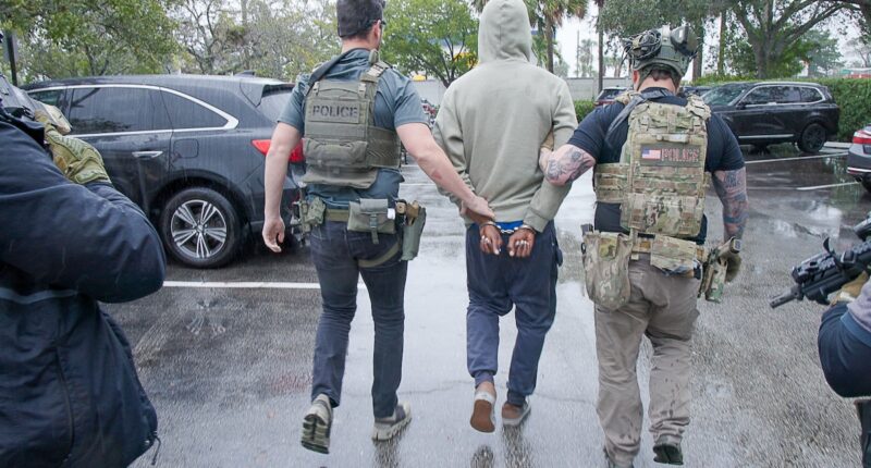 ICE enforcing immigration law