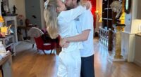 Newly-married Roxy Horner and Jack Whitehall packed on the PDA in a sweet Instagram snap on Monday