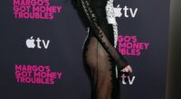 Nicole Kidman put on an ultra flirty display on Wednesday night as she arrived at the New York premiere of her Apple TV+ series Margo's Got Money Troubles