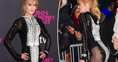 Nicole Kidman wore sheer Schiaparelli to 'Margo's Got Money Troubles' NYC premiere