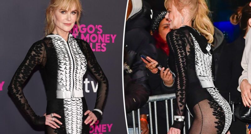 Nicole Kidman wore sheer Schiaparelli to 'Margo's Got Money Troubles' NYC premiere