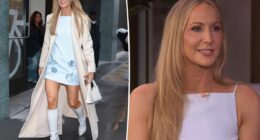 Nikki Glaser suffers wardrobe malfunction on 'Live with Kelly and Mark'