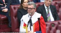 Lord Doyle at his introduction to the House of Lords in January
