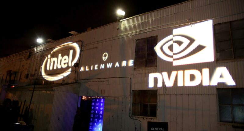 Nvidia’s stock sees its first record close in 6 months — thanks to Intel