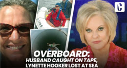 OVERBOARD: HUSBAND CAUGHT ON TAPE, LYNETTE HOOKER LOST AT SEA