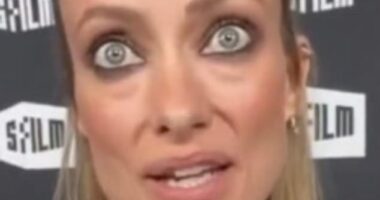 Olivia Wilde's latest public appearance has sparked conversation online as a clip of her changing face at the the San Francisco International Film Festival went viral