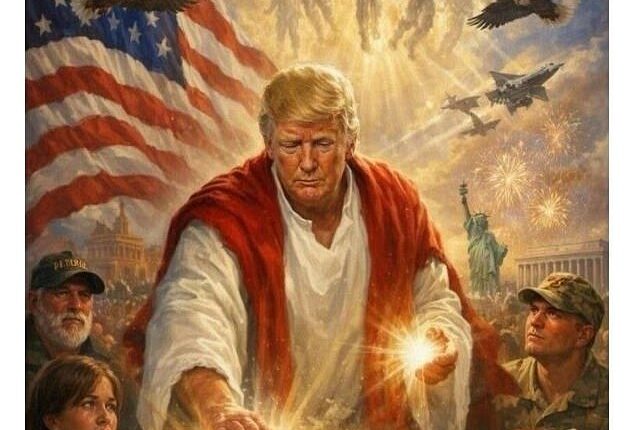 Outrage from Trump's closest allies begging him to show 'humility' after GOD image goes viral - and Iran's top leader slams 'insult' to Pope Leo