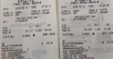 Kelly and Katherine Graves, of British Columbia, spent $60 CAD ($44 USD) to refill the tank of their rental car in April 2025 before returning it to National Car Rental, which is owned by Enterprise