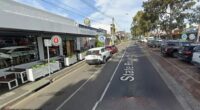 The Reservoir shopping strip where the paramedic was attacked is pictured