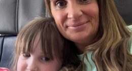 The Radford family, which includes Sue and six-year-old Heidi, have jetted to Florida for a sun-soaked adventure