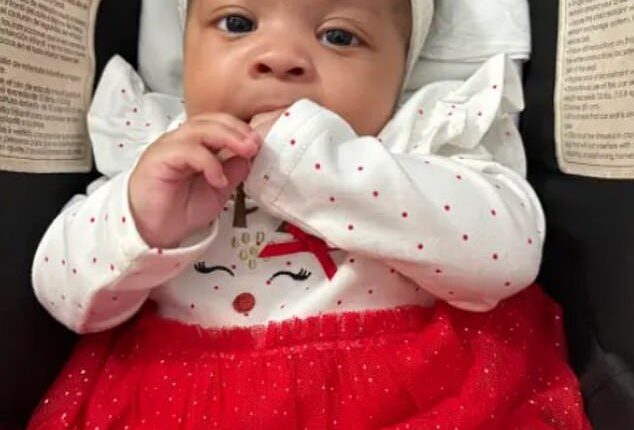 Kaori had just learnt to say 'mama' and was sat in her stroller when gunshots rang through East Williamsburg on Wednesday afternoon and struck the seven-month-old