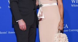 United States Secretary of War Pete Hegseth's wife, Jennifer Rauchet, shocked many with her choice of dress for the White House Correspondents Dinner