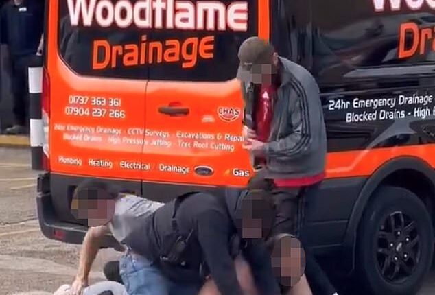 The man, 34, was stopped by officers from the Metropolitan police outside a Screwfix store in Brixton, south London