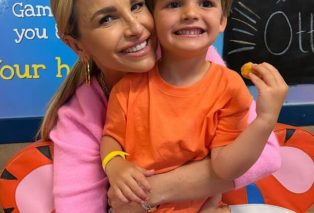 Pregnant Vogue Williams celebrated her son Otto's fourth birthday as she shared an array of sweet family pictures from his birthday party on Instagram on Saturday