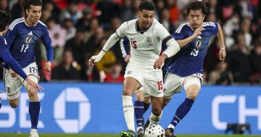 Rogers' form has seen him become a feature for England, including this 1-0 friendly loss against Japan at Wembley