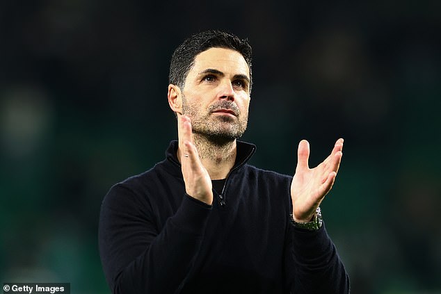 Mikel Arteta (pictured) is 'lucky' to still be in a job at Arsenal, according to Premier League cult hero Jimmy Floyd Hasselbaink