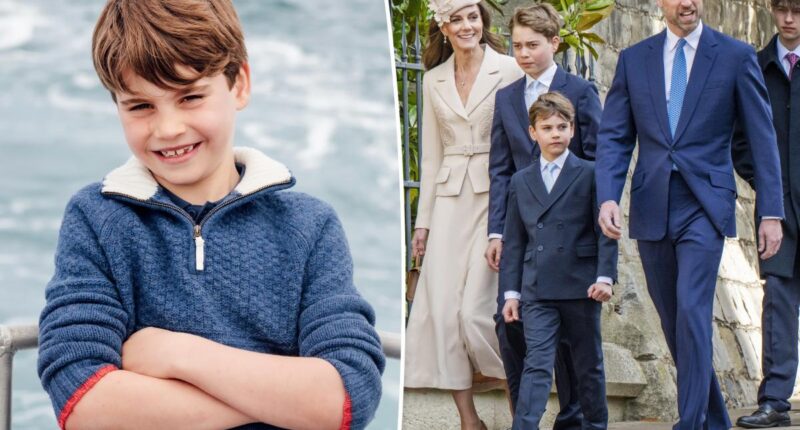 Prince Louis grins in adorable birthday portrait as royal turns 8