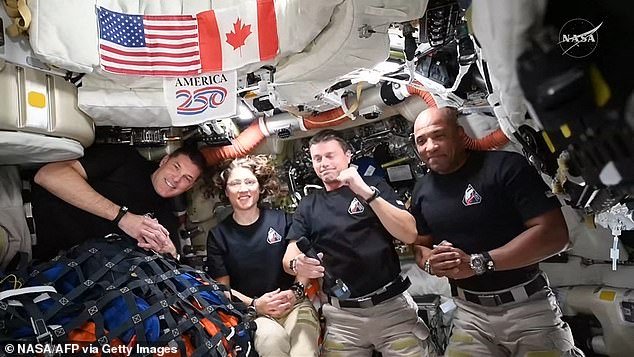 NASA astronauts Reid Wiseman, Victor Glover and Christina Koch, along with Canadian astronaut Jeremy Hansen successfully re-emerged from the far side of the moon on Monday