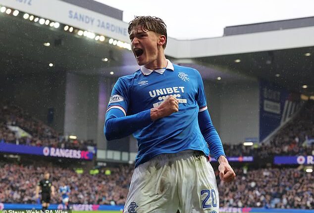 Ryan Naderi picked up a 'serious' injury after scoring against Dundee United at Ibrox last week