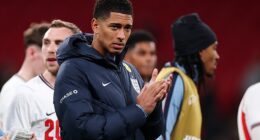 Jude Bellingham was on England duty during the interational break but didn't get any minutes