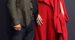Athina Onassis attended the Stephane Rolland show alongside Swedish actor Fredrik Dolk in Barcelona on Wednesday