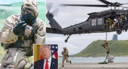 Donald Trump charged his top military officials with crafting a plan to seize Iran's nuclear material, and what they created may be one of the most daring and dangerous missions ever. The operation, which would heavily rely on US special forces like Navy SEALs or Army Rangers - both of which are already in the Middle East - calls for hundreds or thousands of boots on the ground in Iran to capture its nuclear material. The Pentagon's plan for the President calls on these operators to capture nearly 1,000 pounds of highly enriched uranium, according to multiple officials, who added the extraction plan could take weeks if green-lit.