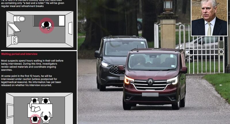 The splendour of the Grade II-listed Royal Lodge will have felt a world away when the heavy police cell door clinked shut behind Andrew Mountbatten-Windsor as he checked in to his far less ostentatious new digs today. The 30-room mansion in Windsor Great Park? Long gone. The staff waiting on hand and foot? A distant memory. Perhaps a birthday cake or some other small gesture to mark one's latest orbit around the sun? Not a snowball's chance. Instead, the former Duke of York spent the majority of his 66th birthday holed up in police custody.