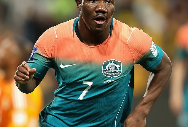 Tony Popovic's Socceroos have a problem ahead of the World Cup - and Nike has launched an investigation before a ball is kicked in June (pictured, Nestory Irankunda in action recently against Curacao)