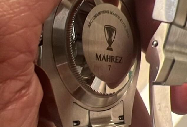 Riyad Mahrez gave the Al-Ahli squad a custom Rolex each after their Asian Champions League win