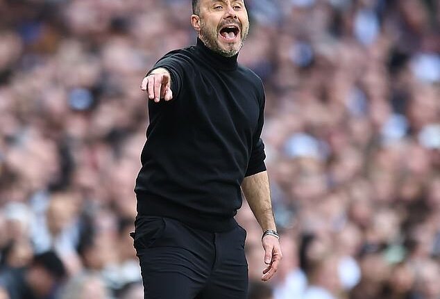 Roberto De Zerbi insists Tottenham can win their last five games of the Premier League season