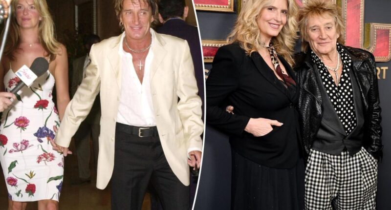 Rod Stewart wife Penny Lancaster says she deserves a medal for marriage to rock legend