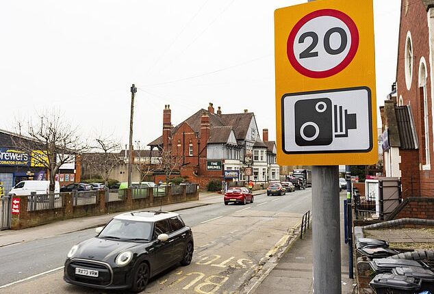 The expansive new network of 20mph roads has been blamed for a surge in the number of drivers getting points on their licences