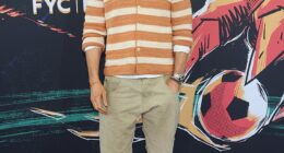 Ryan Reynolds, 49, made a solo appearance at a special FYC event for his sports documentary series, Welcome To Wrexham, in Los Angeles on Tuesday