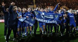 St Johnstone stars get the party started after securing the Championship title at East End Park